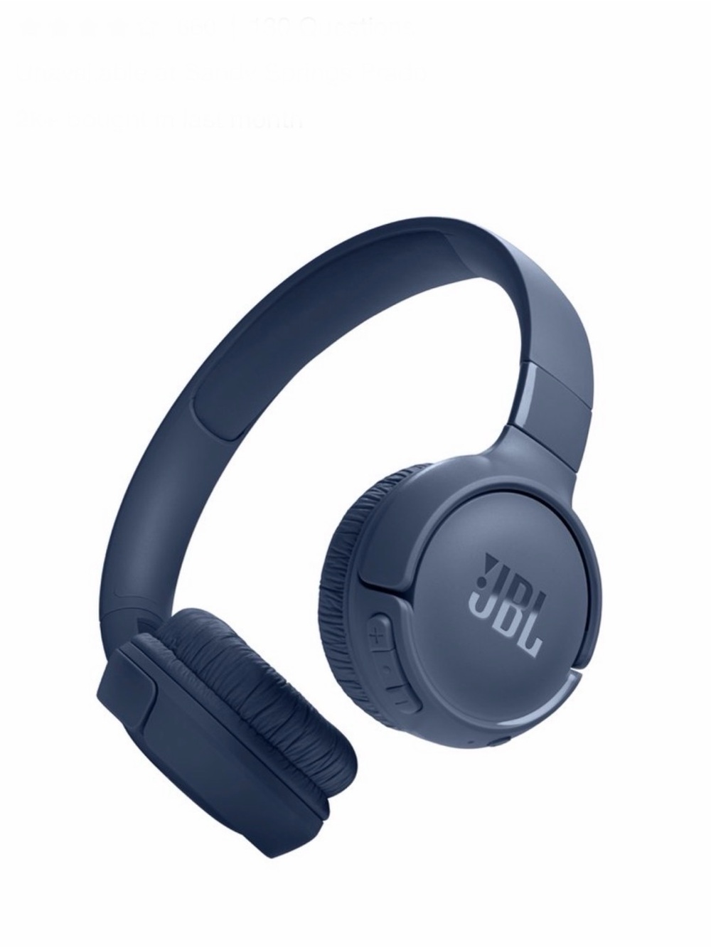 JBL Tune 520BT Over-Ear Headphones in Blue